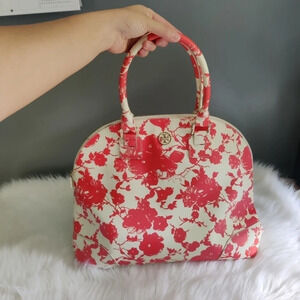 Tory Burch Floral Printed Robinson Dome Satchel